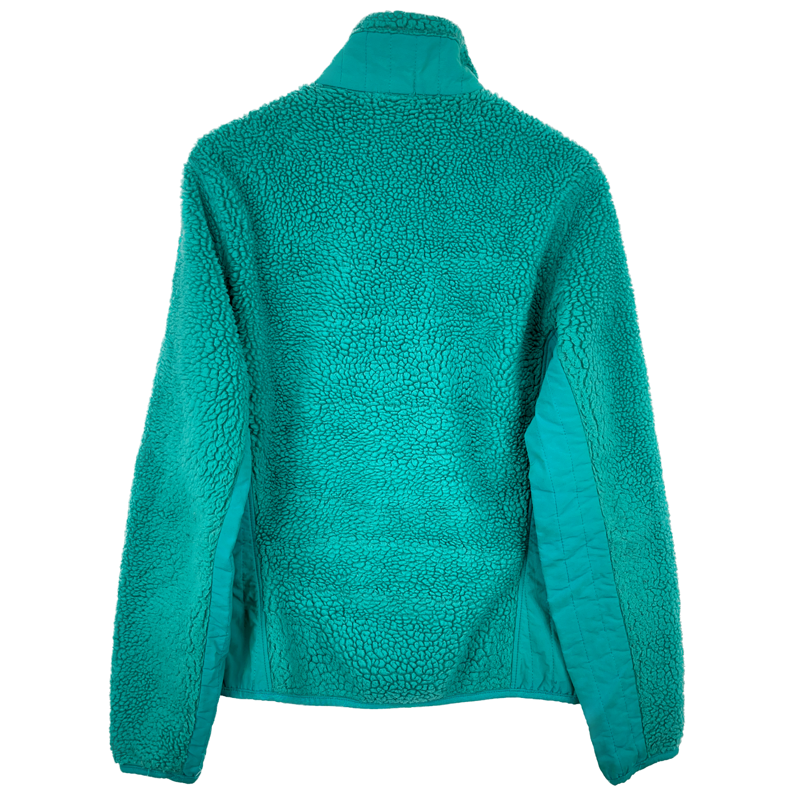 Vintage Patagonia Green Deep Pile Full Zip Fleece Size M Women's