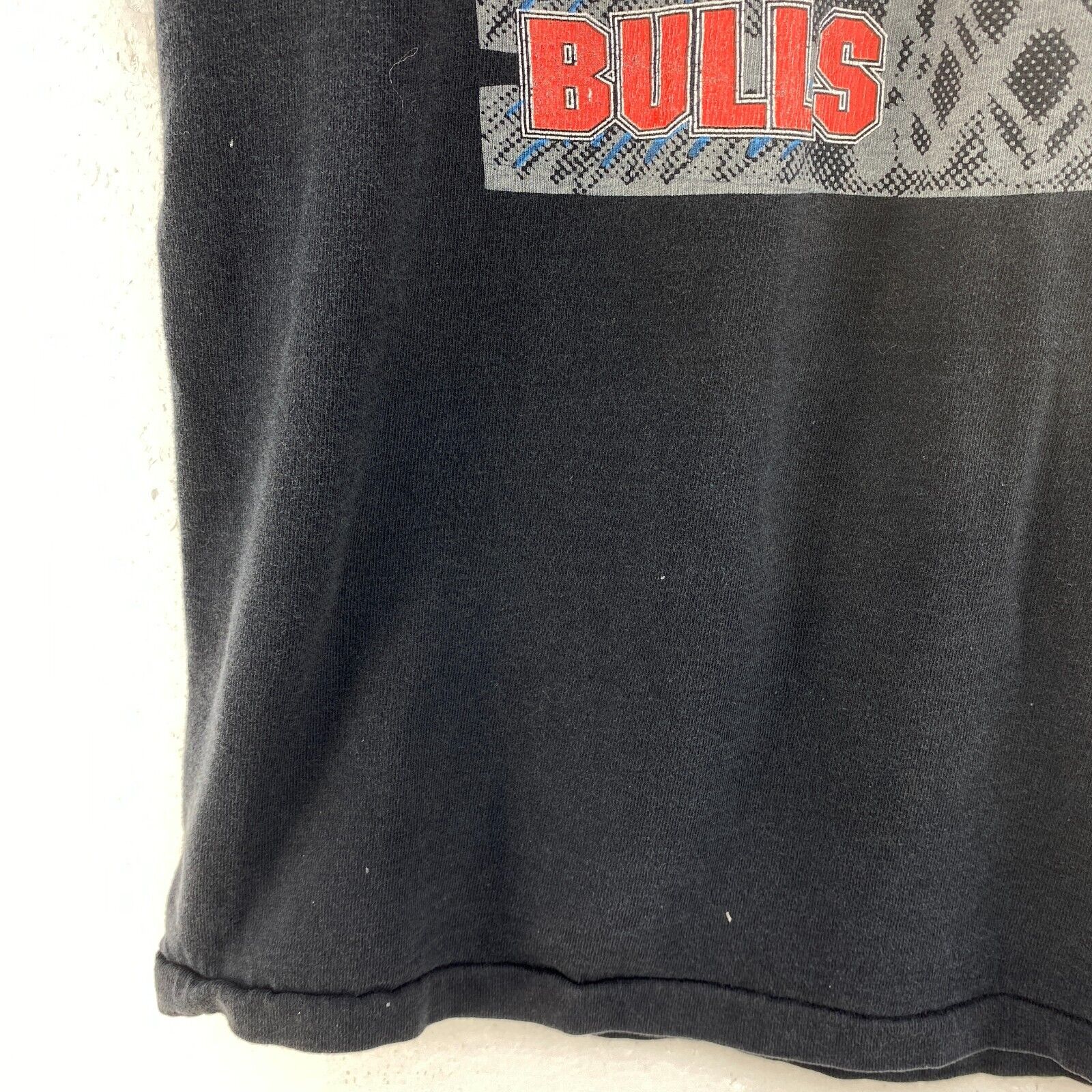 Logo 7 The 1991 NBA Finals Chicago Bulls Vintage Black T-shirt Size XL