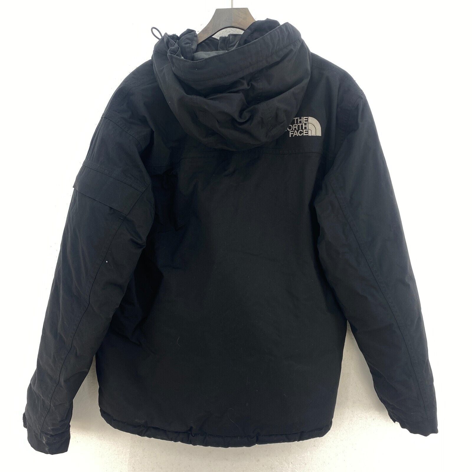 The North Face Full Zip Insulated Hooded Black Jacket Size M
