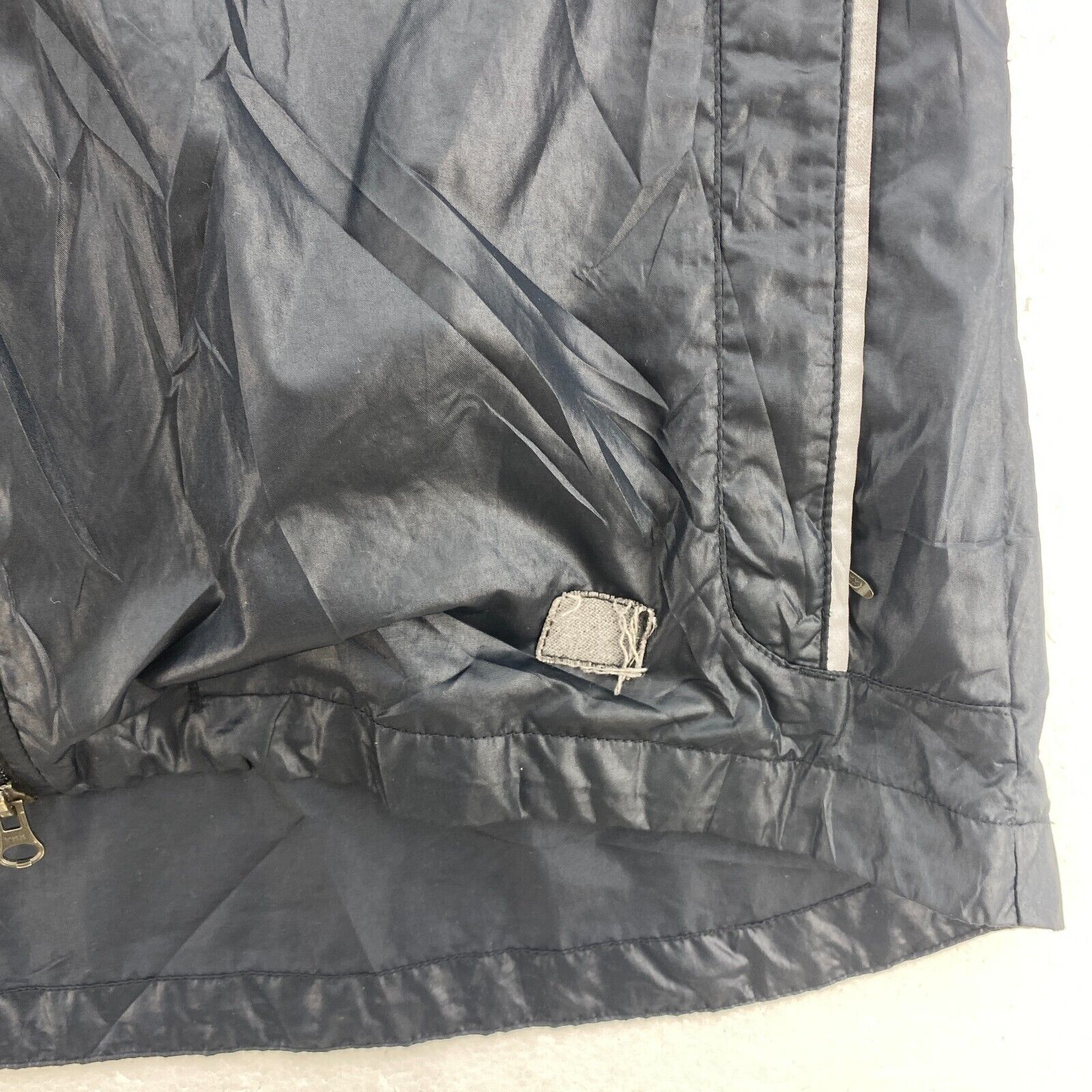 Vintage Nike Full Zip Lightweight Black Vest Jacket Size XL