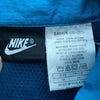 Vintage Nike Logo Full Zip Teal Blue Windbreaker Jacket Size M