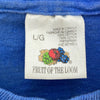 Toronto Maple Leafs Logo 1990 NHL Blue T-shirt Size L Single Stitch