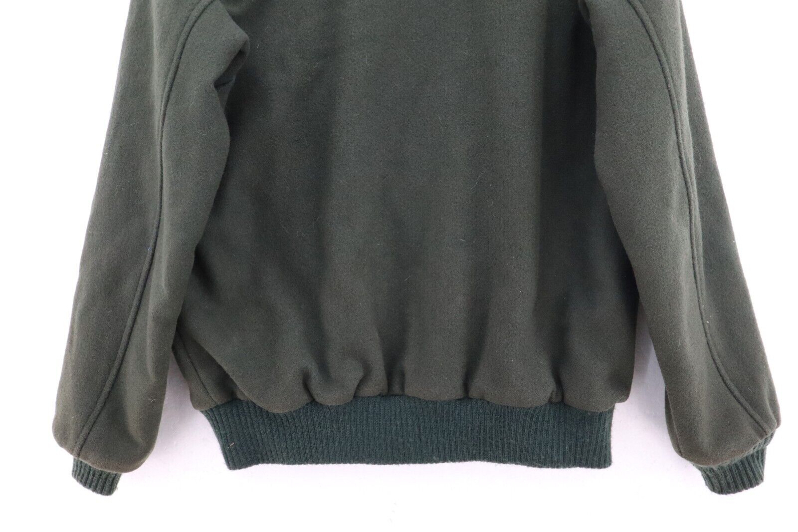 Vintage L.L.Bean Full Zip Green Earth Tone Bomber Jacket Size S