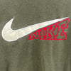 Nike Logo Embroidered Green Sweatshirt Size XL Crewneck