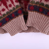 H.Leishman Women's Wool Knit Pullover Sweater Size Large Red 90s