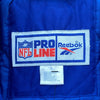 Reebok New York Giants NFL Insulated Full Zip Up Hooded Jacket Size L Blue