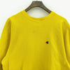 Champion Reverse Weave Yellow Crewneck Sweatshirt Size L