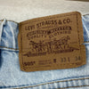 Levi's Orange Tab Light Wash Blue Denim Straight Jeans Size 33