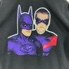 Batman & Robin 1997 DC Comics Black T-shirt Size L Single Stitch