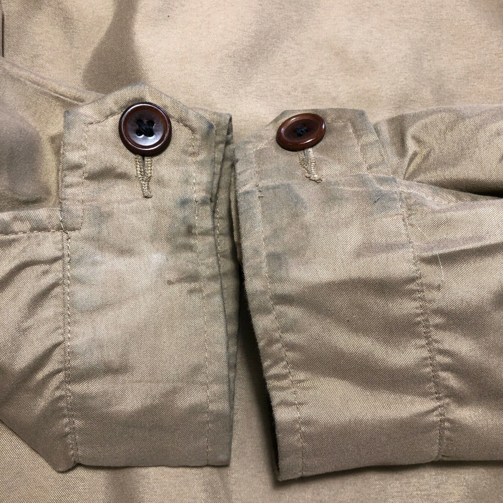 Nautica Vintage Beige Jacket Full Zip Size L