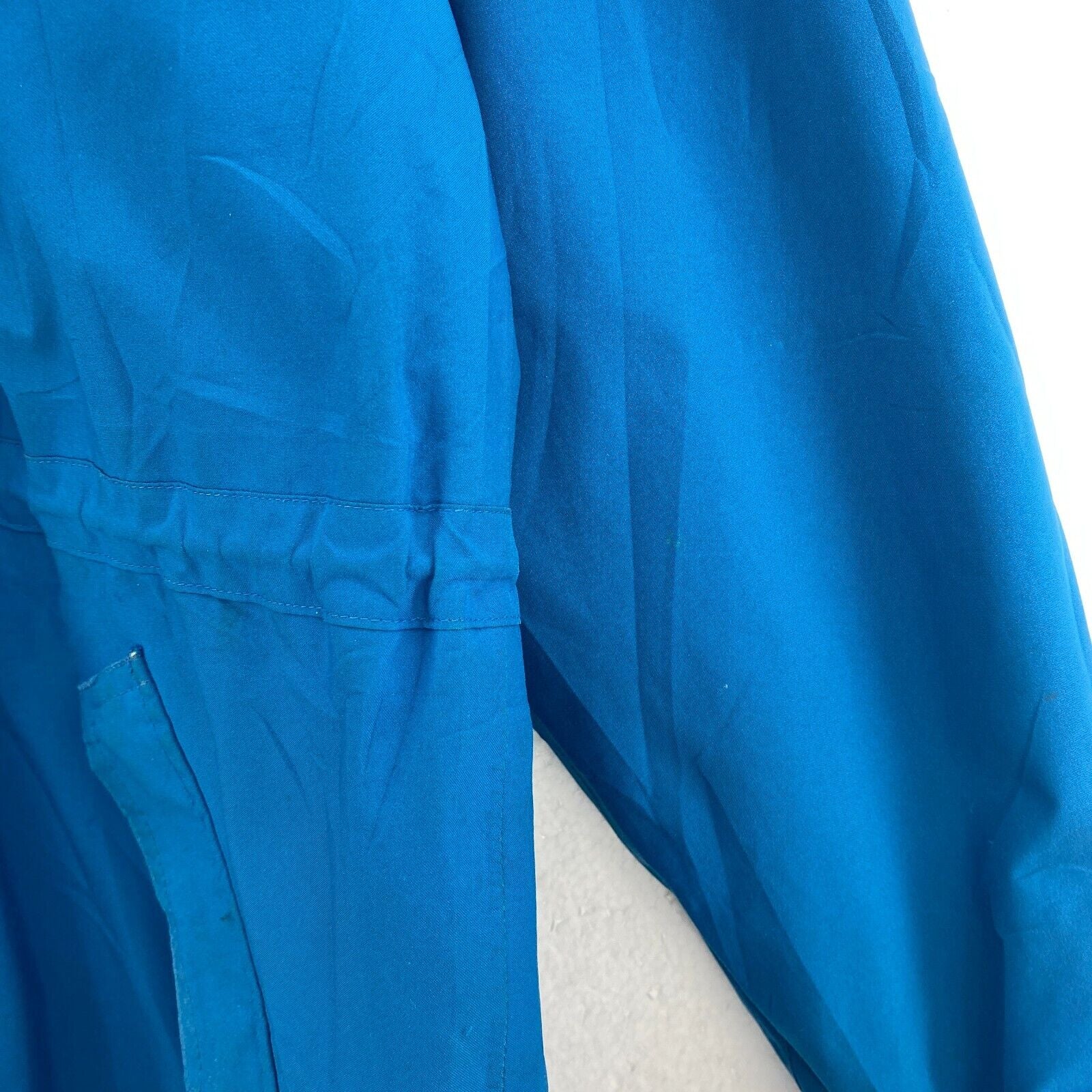 L.L Bean Women's Blue Light Hooded Jacket Size M Full Zip Up
