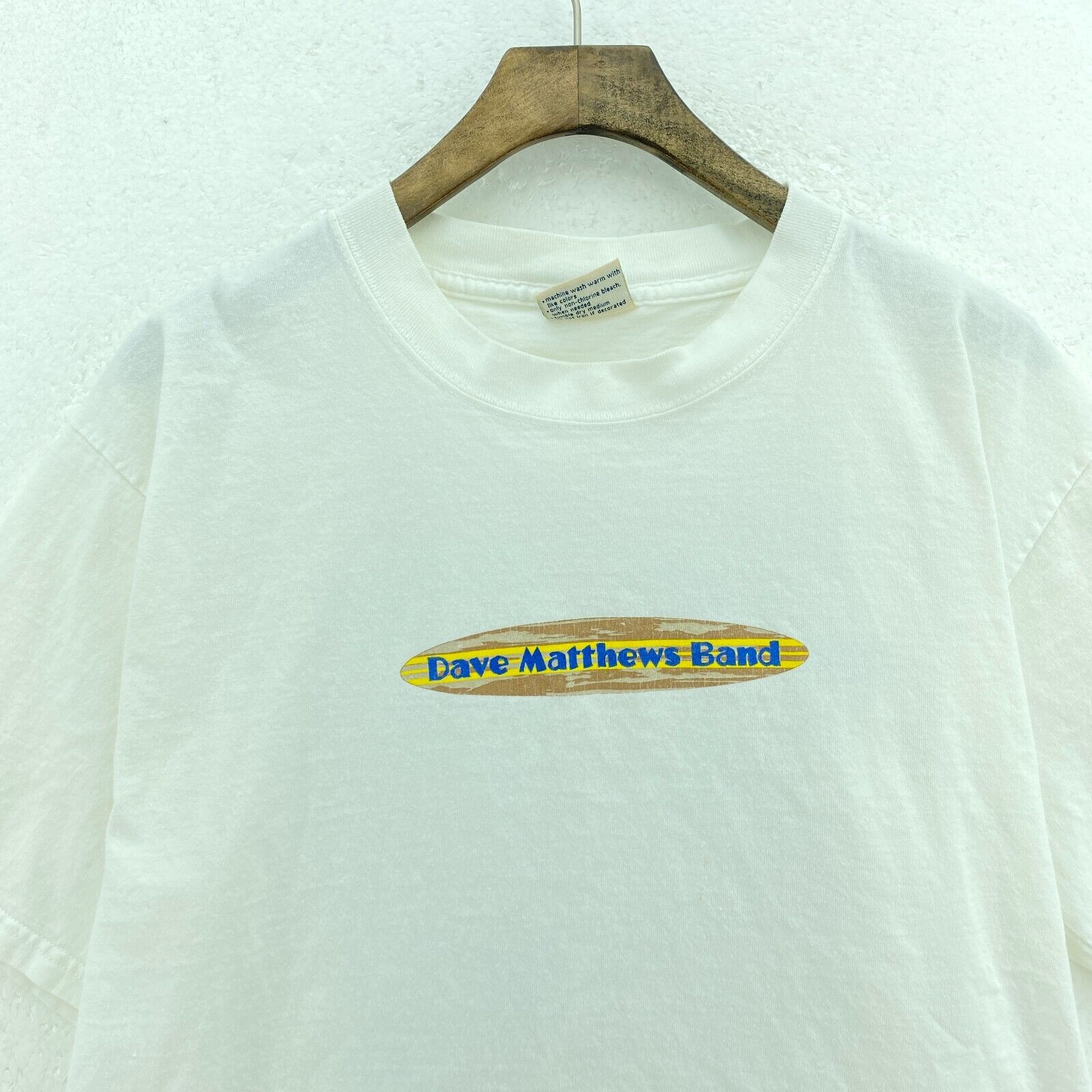 Dave Matthews Band Summer Tour 2000 White T-shirt Size L