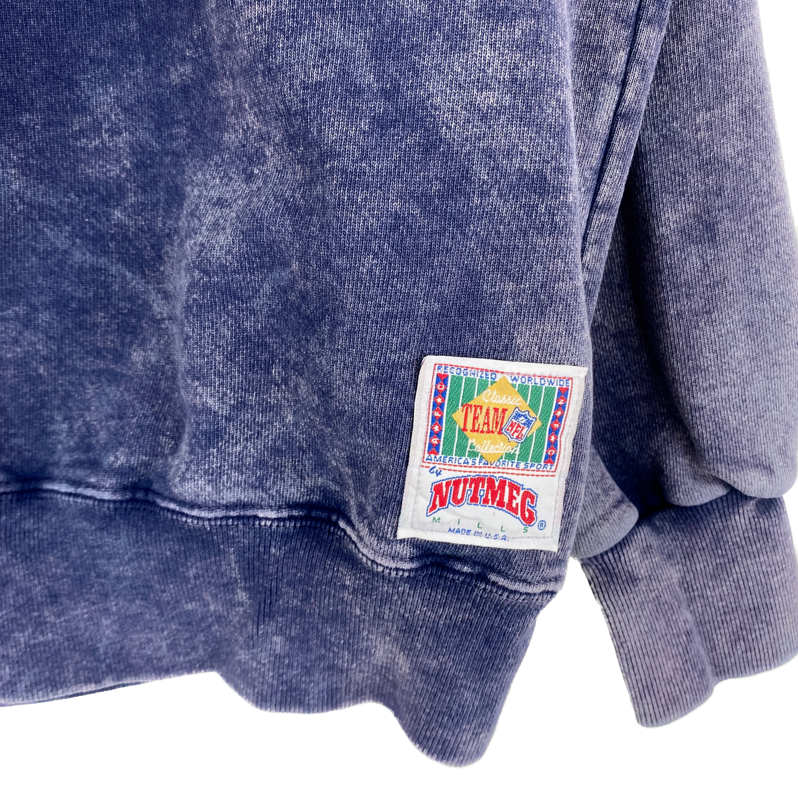 Vintage Dallas Cowboys NFL Nutmeg Faded Sweatshirt Navy Blue Size XL