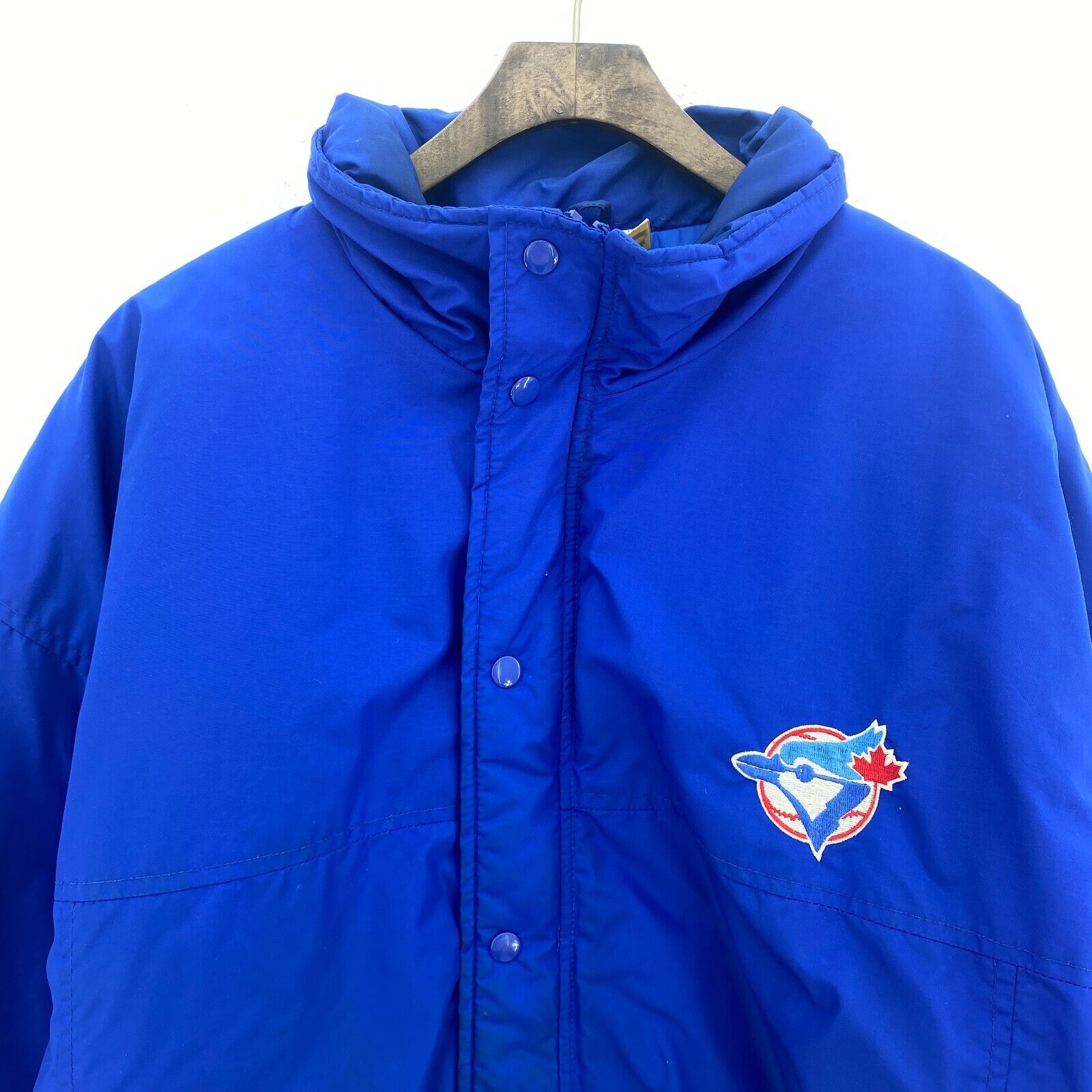 Starter Toronto Blue Jays Blue Full Zip Insulated Jacket Size L