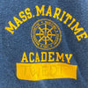 Champion Reversible Mass Maritime Academy Blue Yellow T-shirt Size Young M