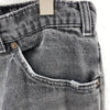 Levi's 619 Orange Tab Medium Wash Black Denim Straight Jeans Size 33