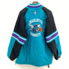 Starter Charlotte Hornets NBA Quarter Zip Insulated Blue Jacket Size S
