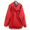 The North Face Logo Full Zip Red Light Hooded Jacket Size L Windstopper