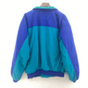 The North Face Fleece Lined Jacket Size L Two Tone Green Full Zip Up USA