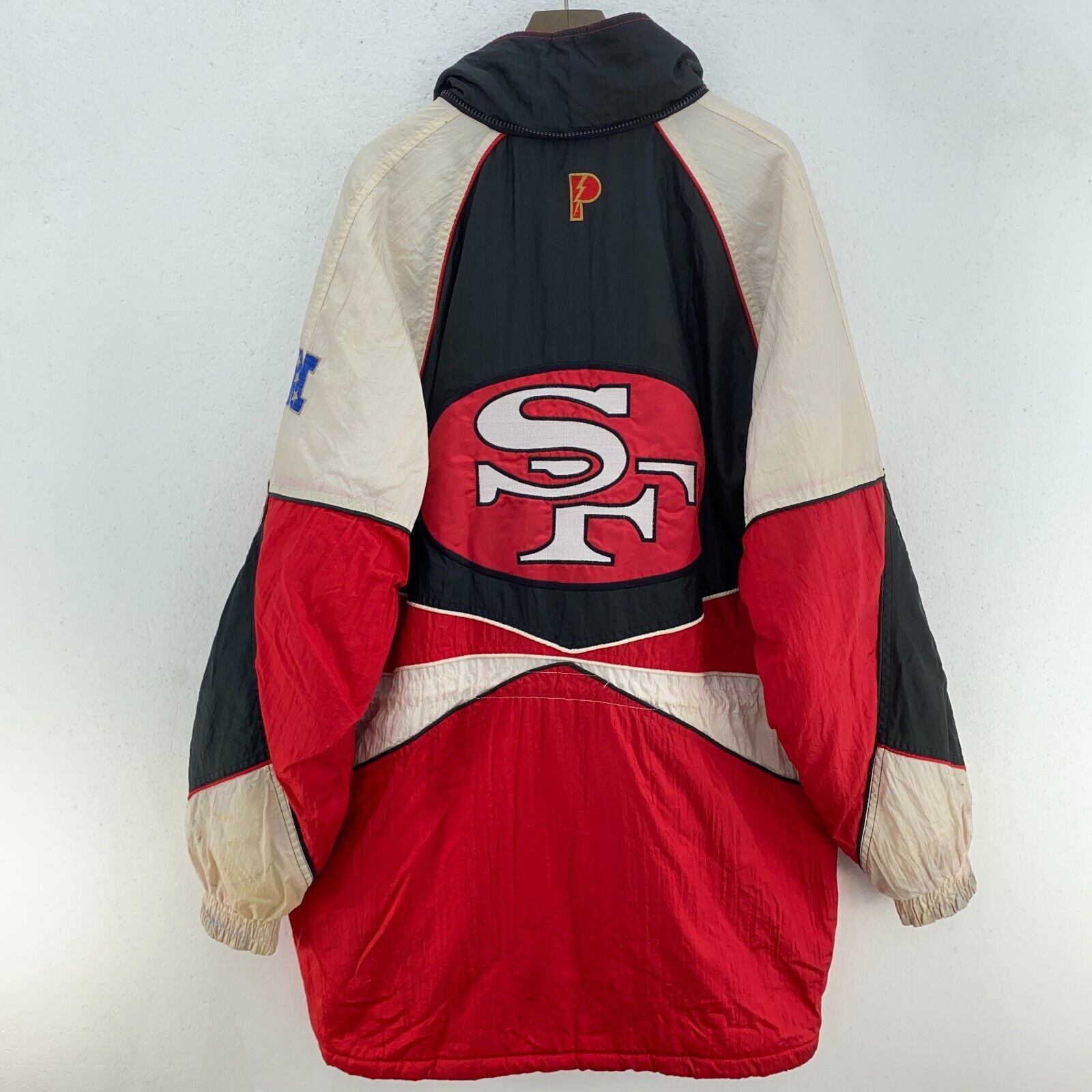 Pro Player San Francisco 49ers Red Insulated Full Zip Jacket Size L