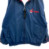 Vintage Cleveland Indians MLB Full Zip Navy Blue Light Jacket Size L