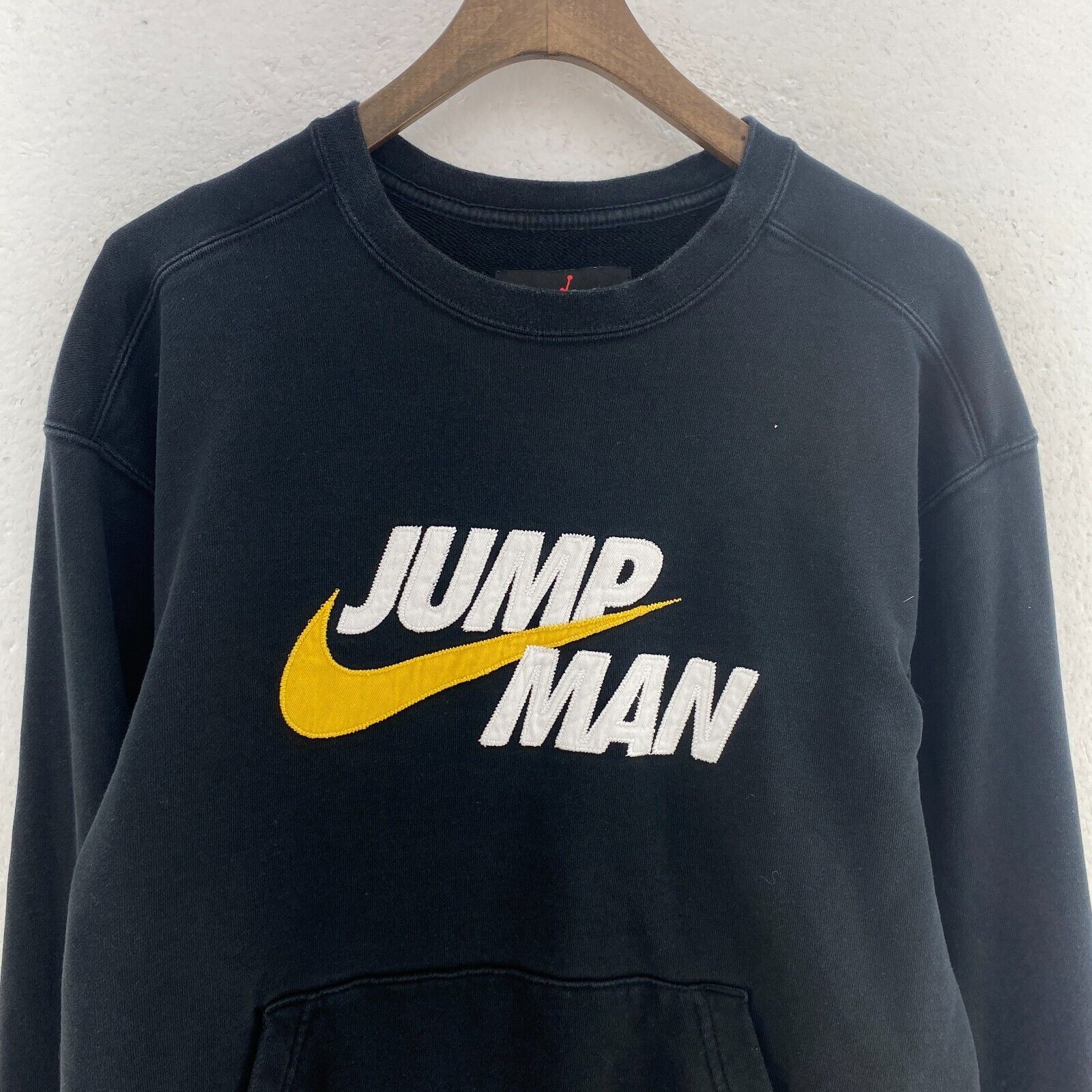Nike Jordan Jump Man Black Sweatshirt Size S Crewneck