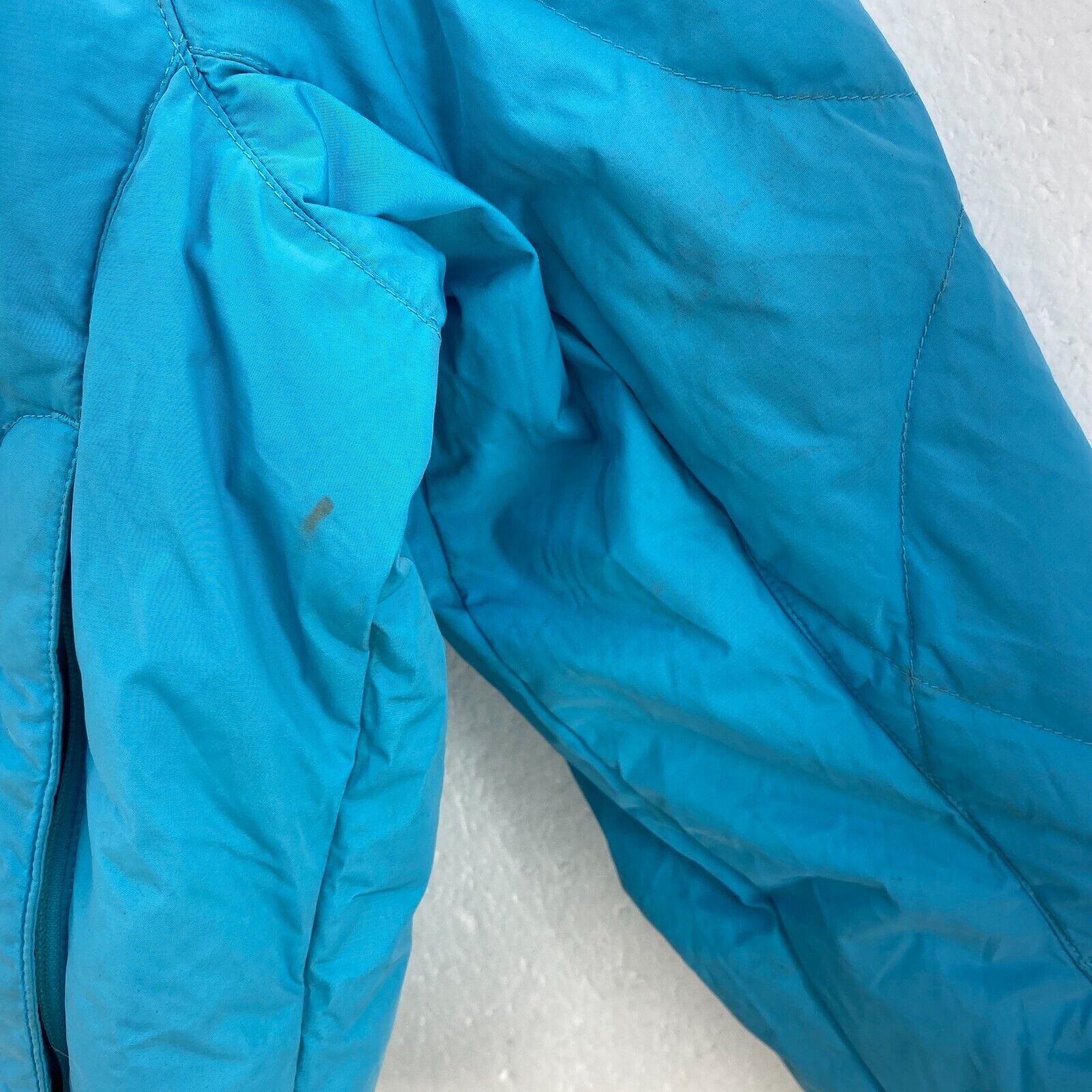 The North Face 600 Blue Puffer Full Zip Jacket Size M Women's