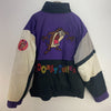 Looney Tunes The Tasmanian Devil Full Zip Purple Jacket Size XL