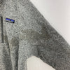 Vintage Patagonia Quarter Zip Fleece Gray Pullover Jacket Size L