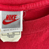 Vintage Nike 1980s Spell Out Logo Red T-shirt Size XL Single Stitch