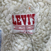 Levi's Sherpa Denim Jacket Blue Light Medium Wash Size L Snap Up
