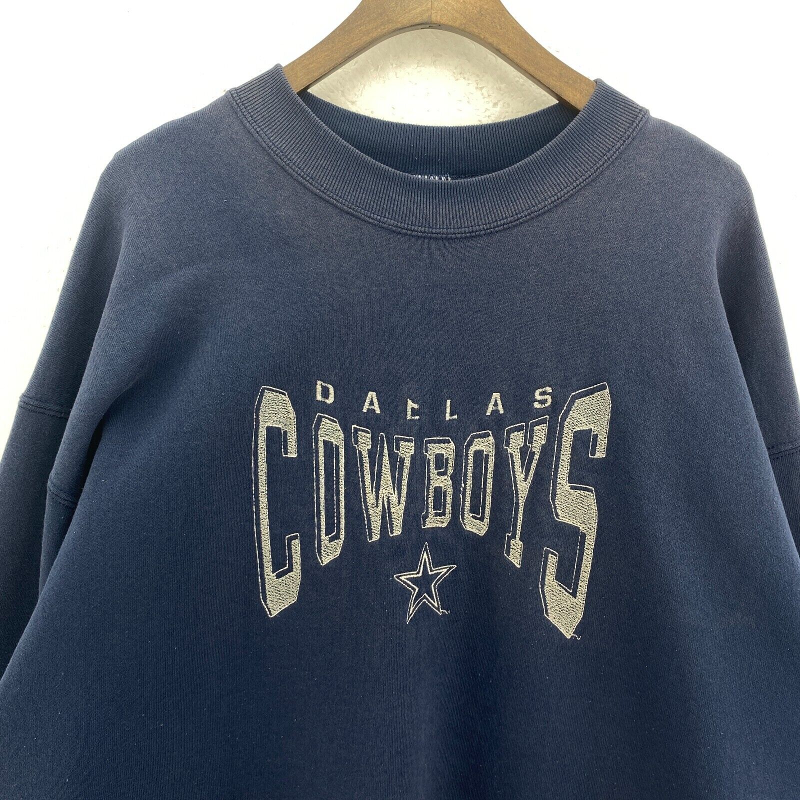 Dallas Cowboys NFL Navy Blue Crew Neck Sweatshirt Size XXL