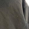 Carhartt Distressed Workwear Black Hoodie Size L Sleeve Spell Out
