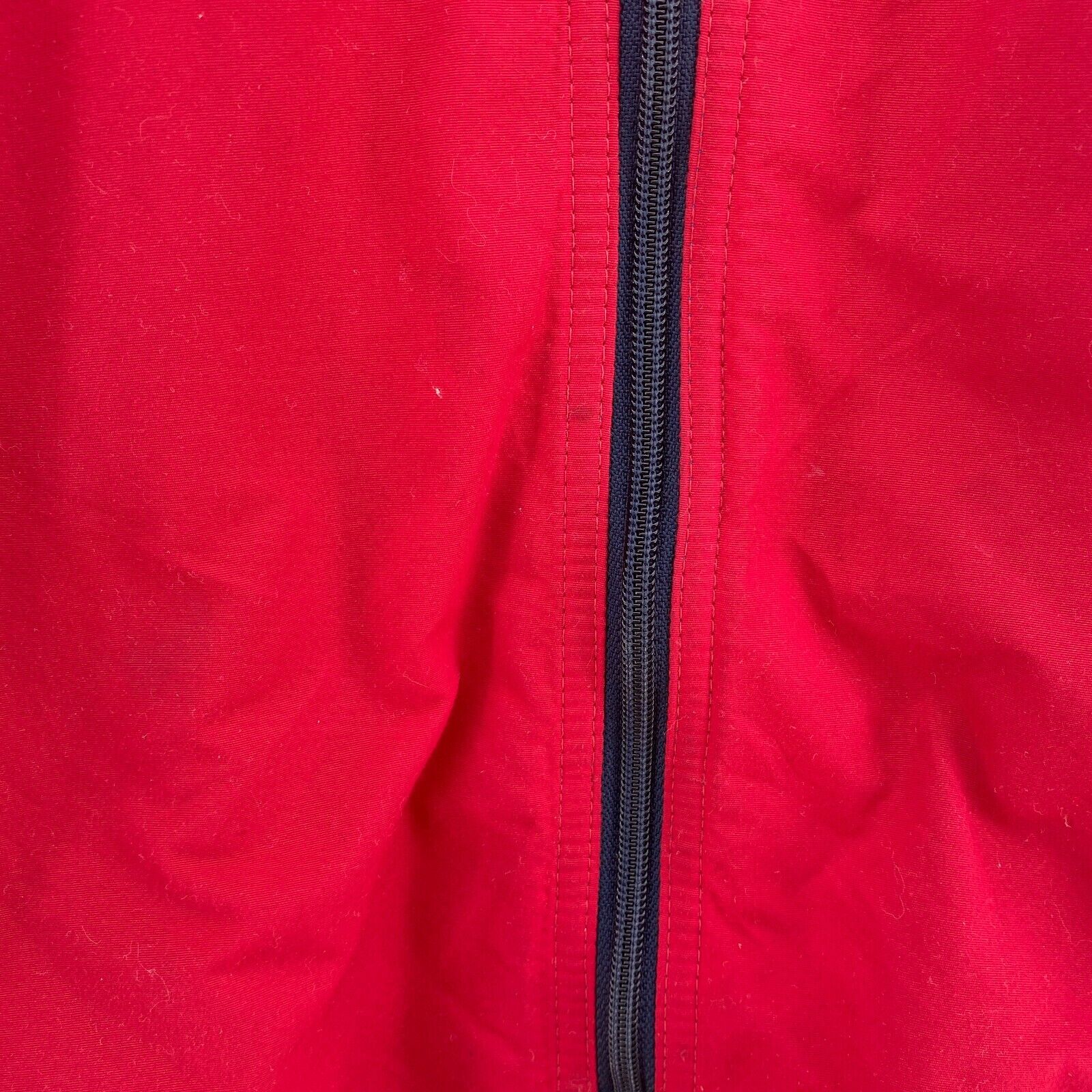 Women's L.L.Bean Men's Red Jacket Zip Pockets Full Zip Size L 90s