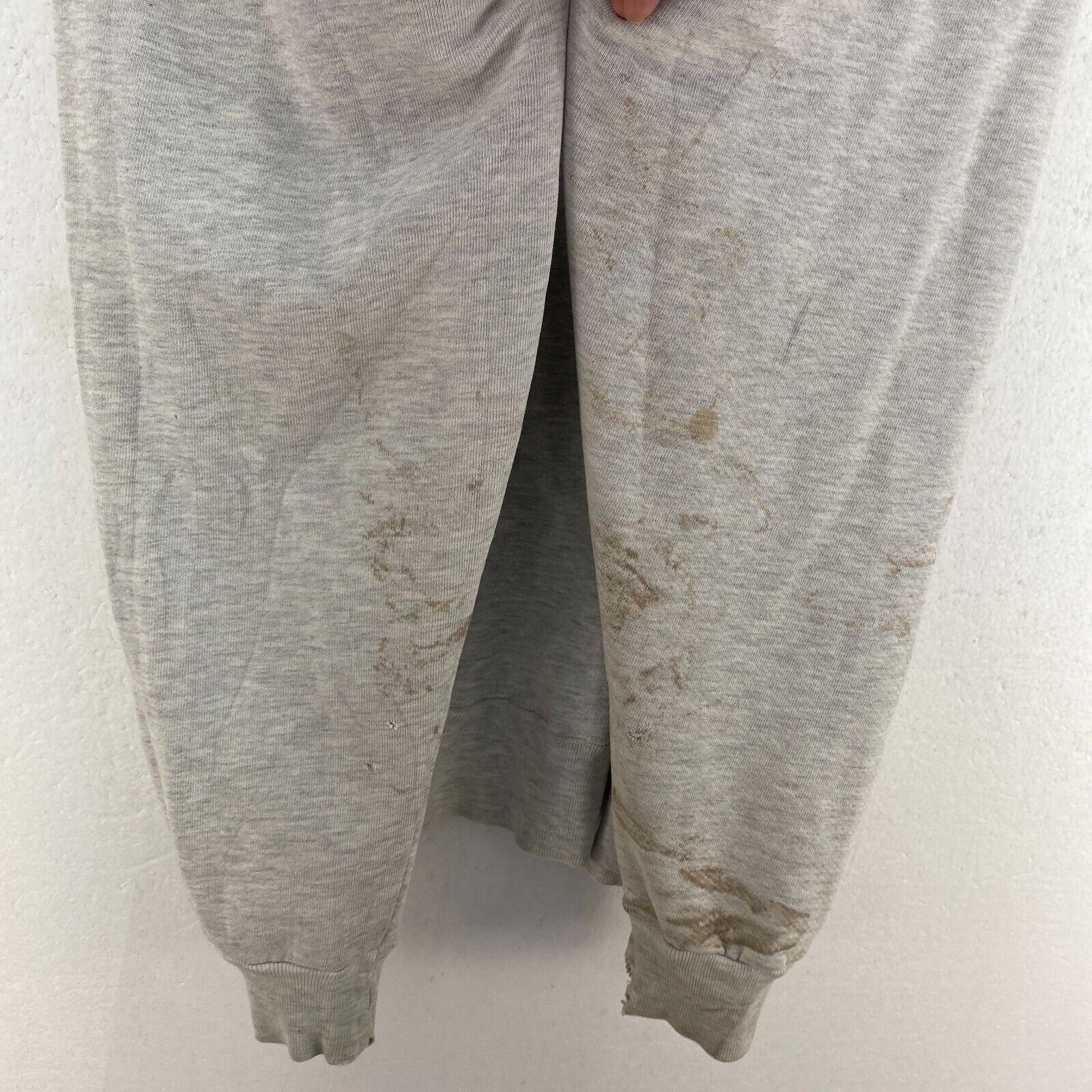 L.L Bean By Russell Athletic Gray Hoodie Size L 1/4 Button