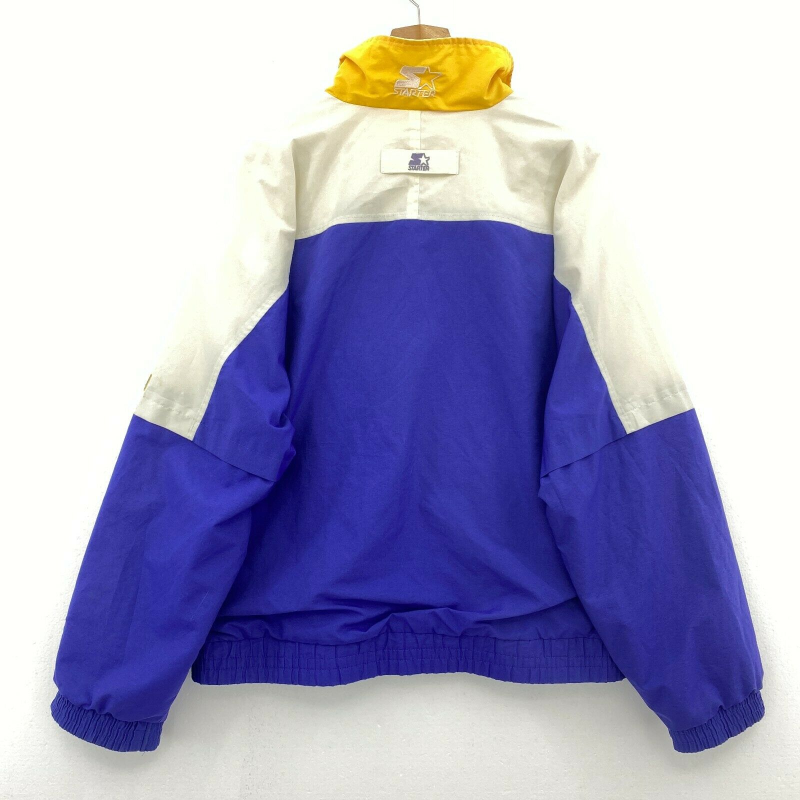 Los Angeles Lakers NBA Windbreaker Starter Jacket Purple Size L