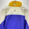 Los Angeles Lakers NBA Windbreaker Starter Jacket Purple Size L