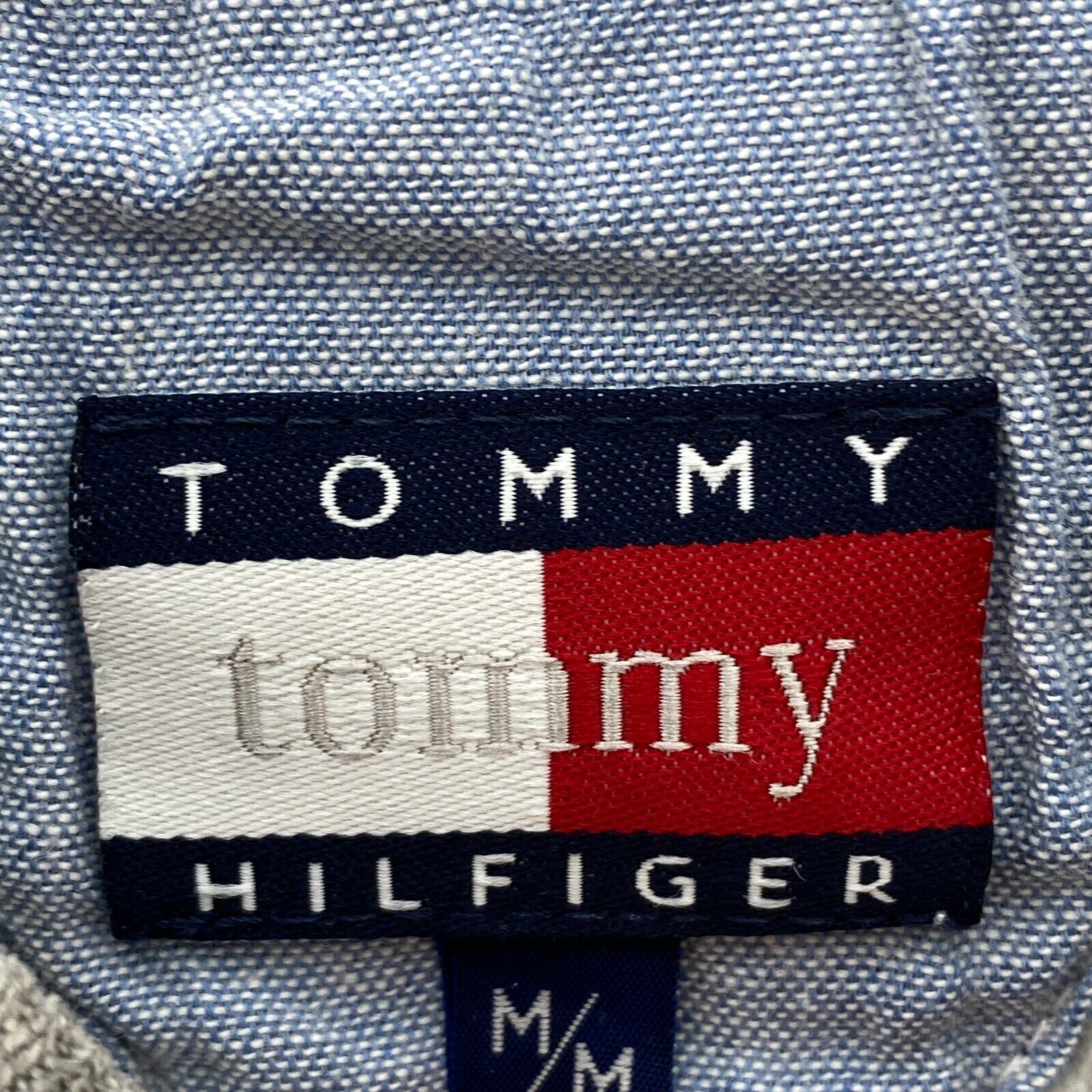 Vintage Tommy Hilfiger Tommy Girl Gray Crew Neck Sweatshirt Size M Women's