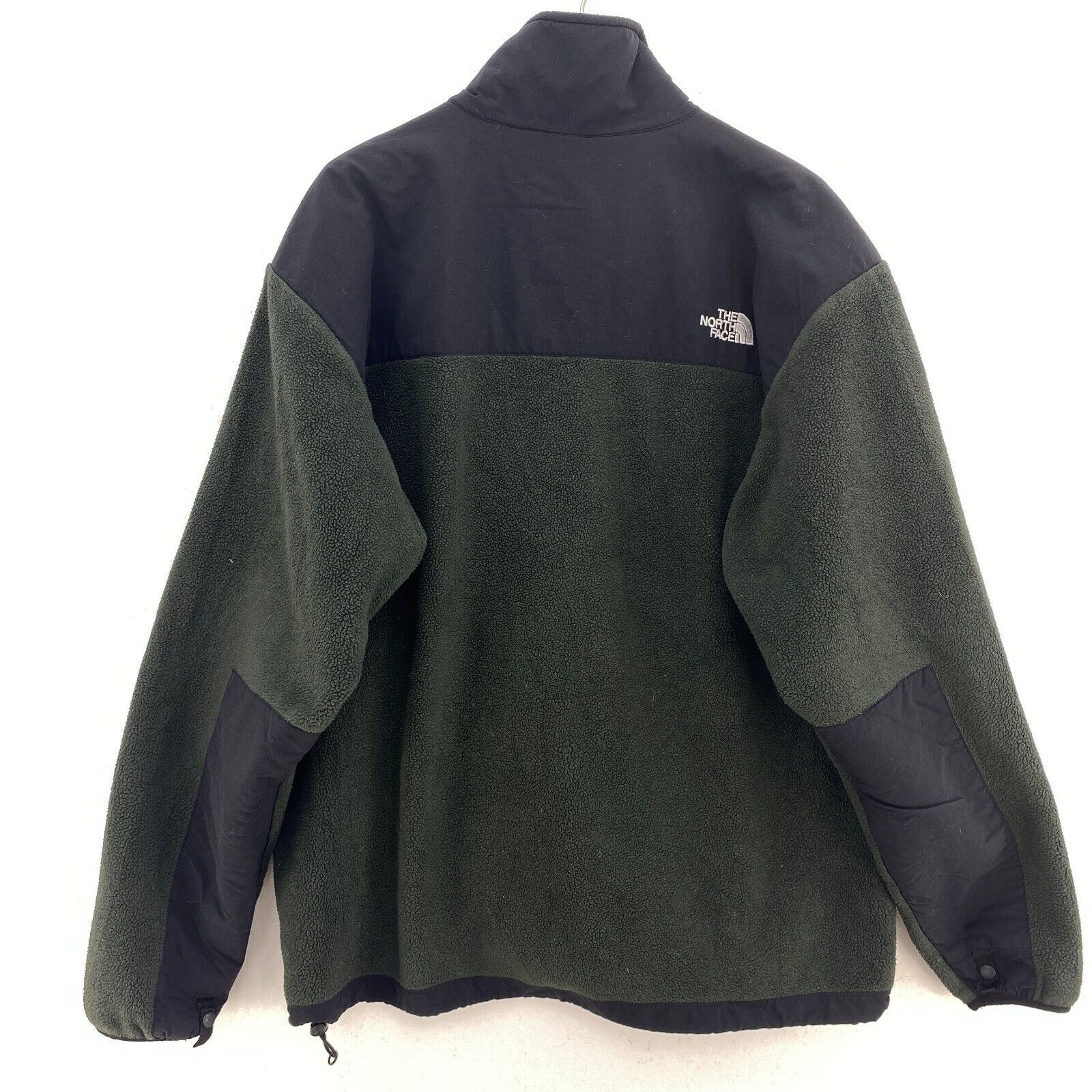 The North Face Men's Two Tone Black Fleece Jacket Size L Full Zip Up