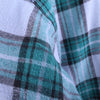 Vintage Cotton Plaid Shirt Size Large Blue 90s