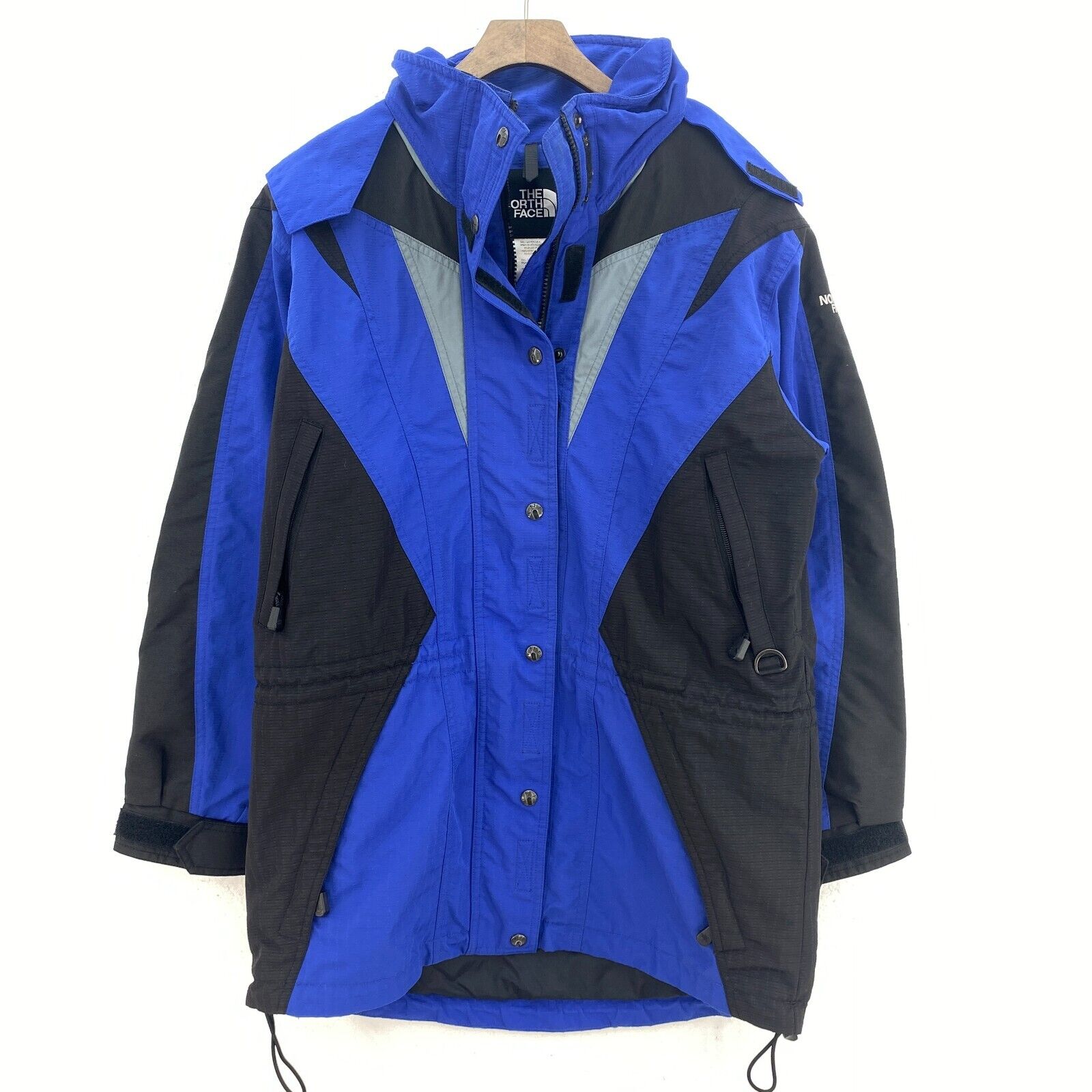 The North Face Full Zip Hooded Blue Jacket Size 10 Women's