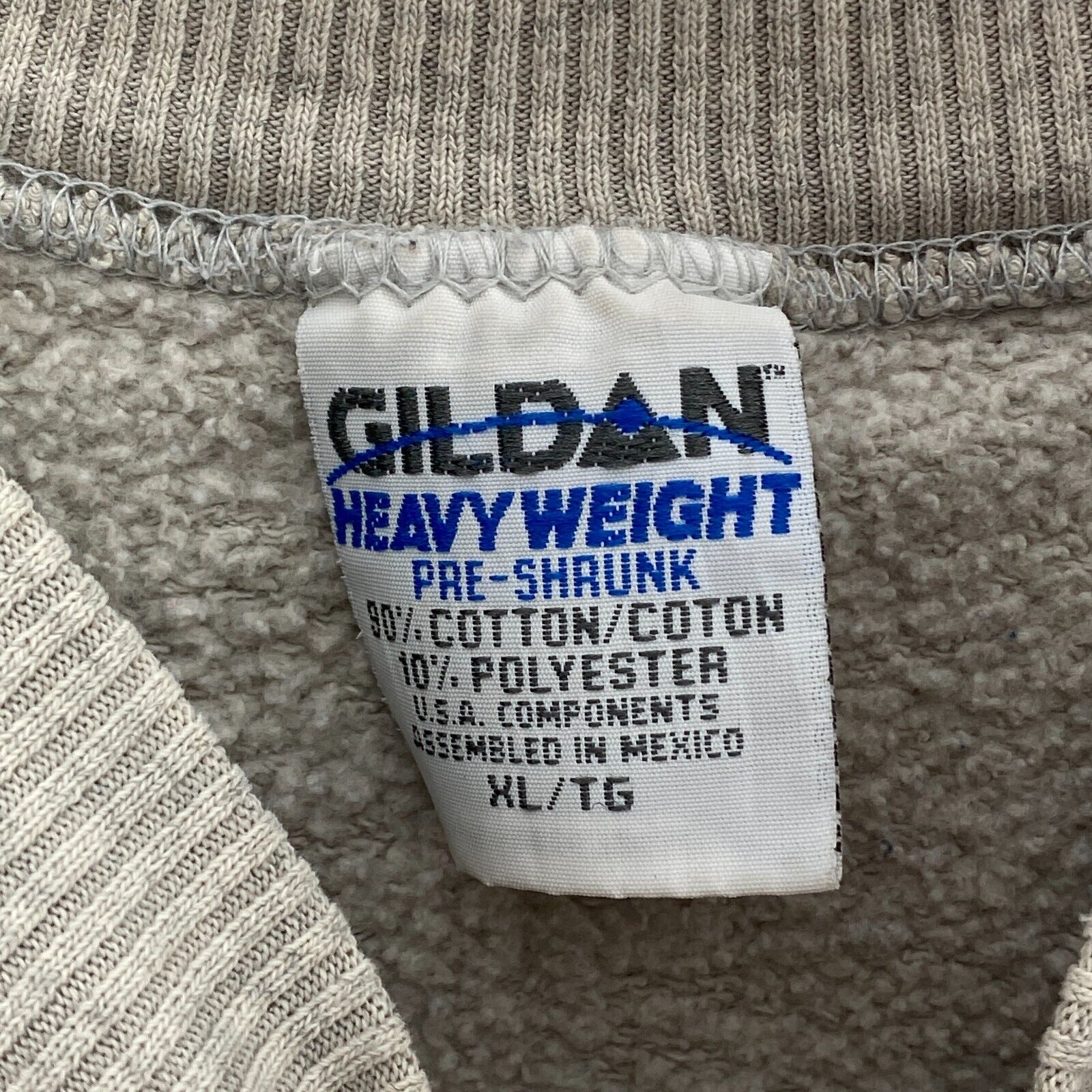 Mossimo 90s Embroidered Patch Gray Sweatshirt Size XL