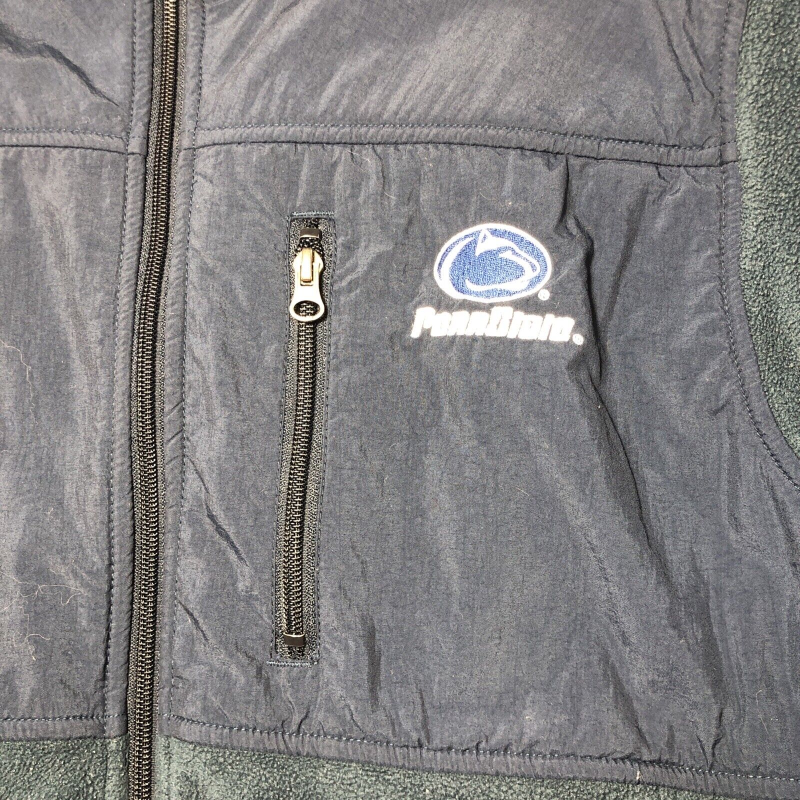 Penn State Nittany Lions Football NCAA Blue Columbia Fleece Men's Jacket Size M