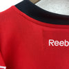 Vintage Reebok Calgary Flames NHL Ice Hockey Red Jersey V-Neck Size L