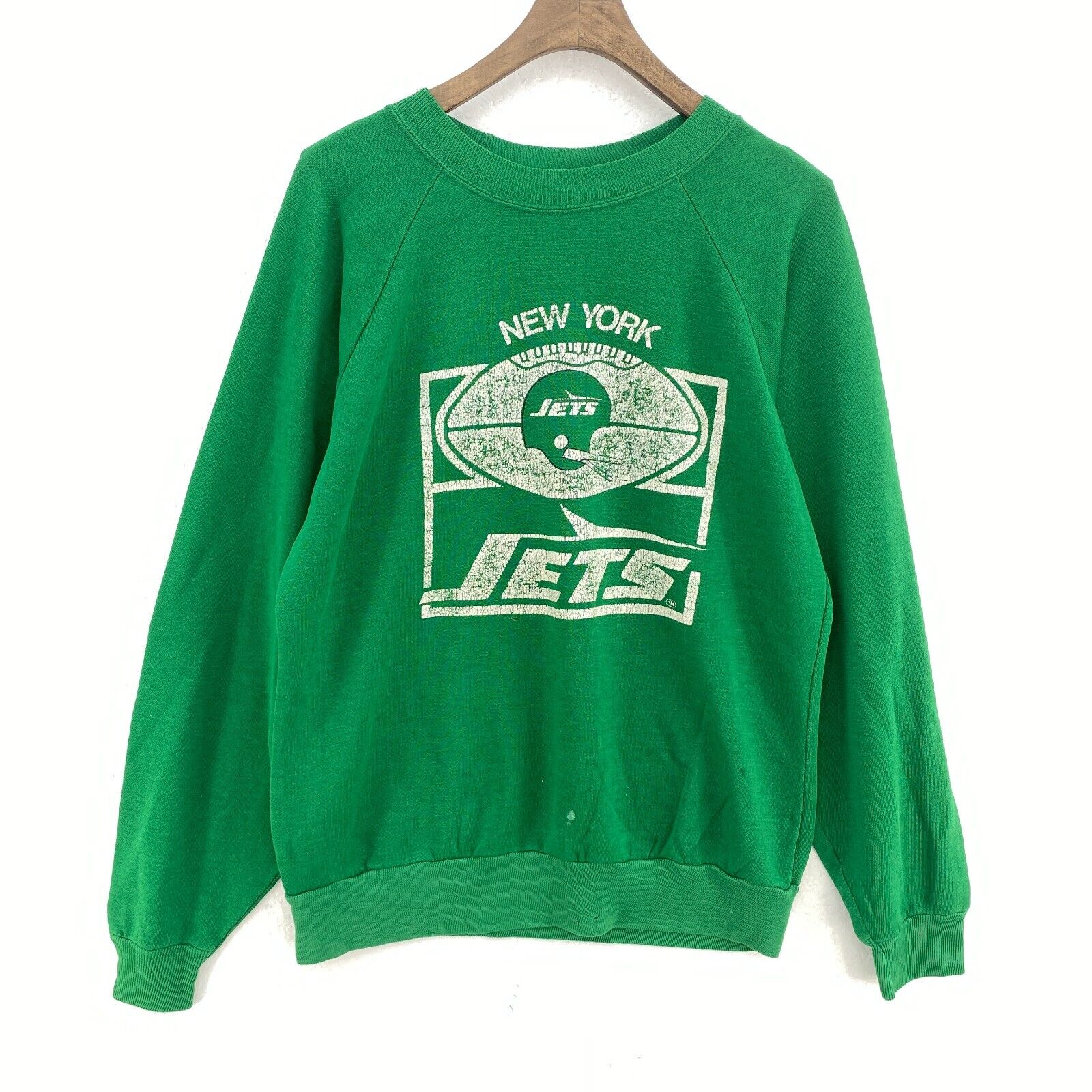 New York Jets Green Sweatshirt Size M Crewneck