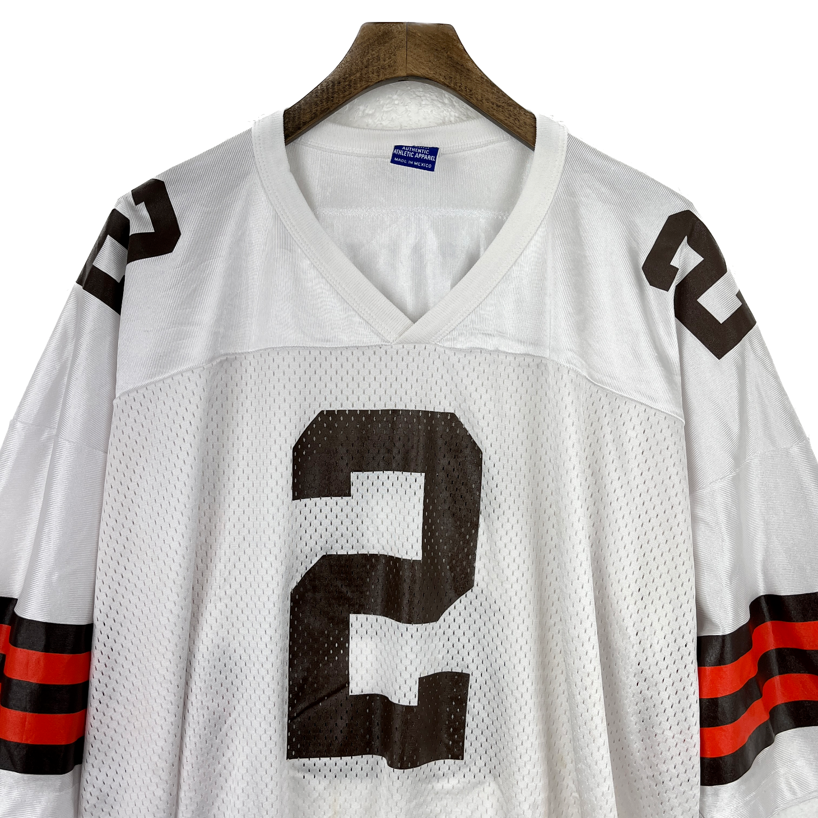 Vintage Champion White Mesh Jersey #2 Couch Size XL