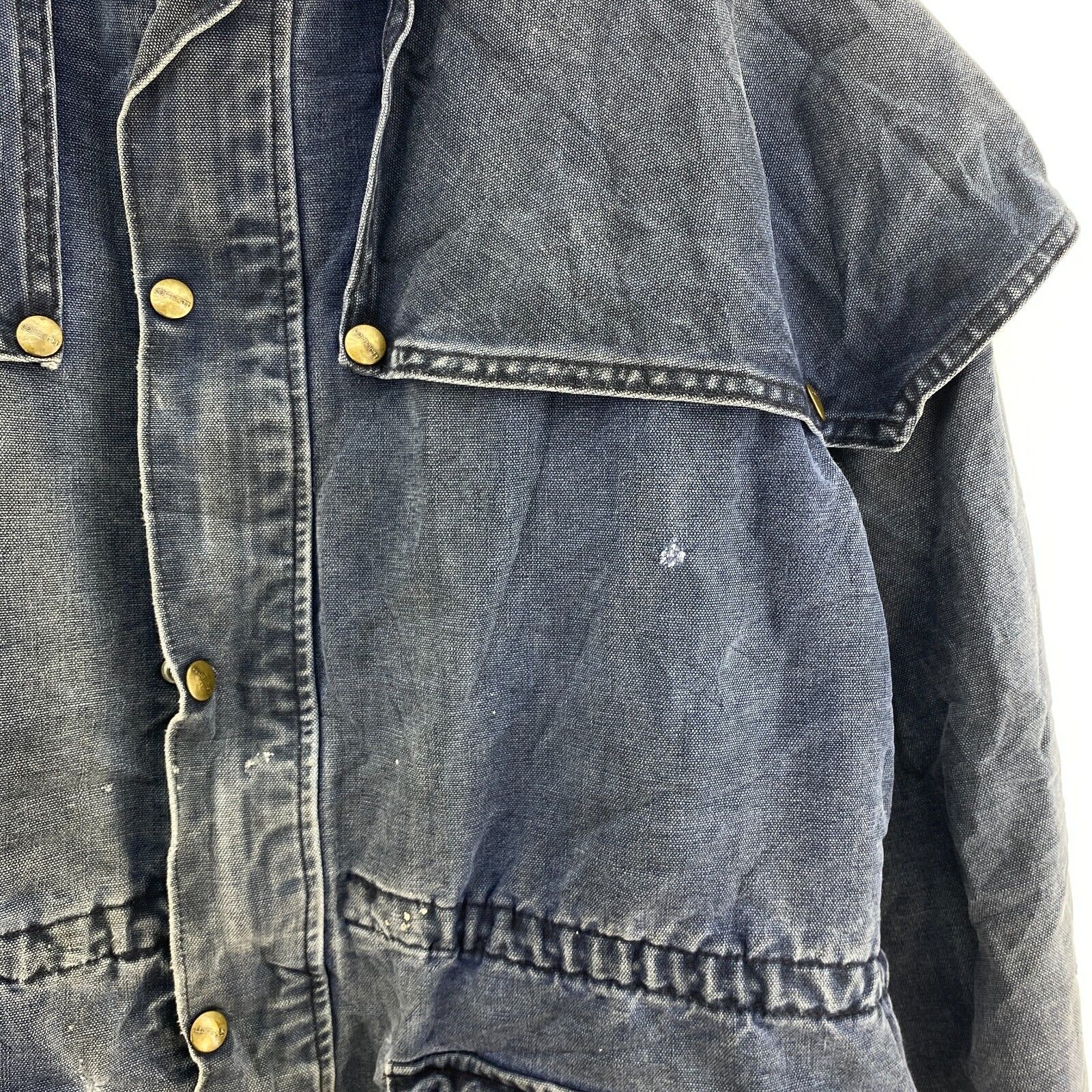 Carhartt Workwear Blue Jacket Size L Full Zip Up