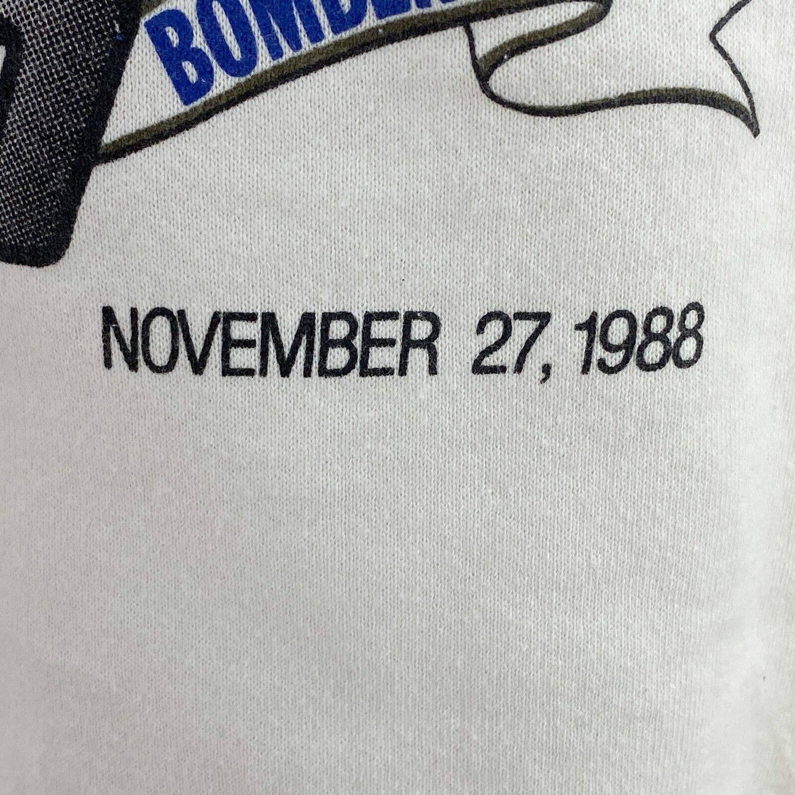 Vintage CFL Gray Cup B.C. Lions Winnipeg Blue Bombers White Sweatshirt Size XL