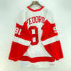 Vintage CCM Detroit Red Wings NHL Ice Hockey White Jersey Size M