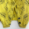 Vintage 1980s Space Expedition All Over Print Quarter Zip Yellow Sweatshirt 2XL